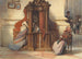 Interno di chiesa con donne al confessionale - Ludwig Johann Passini — vista dell’opera