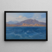 Vista sul Parnaso con le rovine di Krissa - Ludwig Lange — quadro incorniciato alla parete
