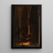L'interno del duomo di Milano - Ludwig Mecklenburg — quadro incorniciato alla parete