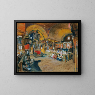 Ludwig Michalek - Inneres einer Dorfkirche.webp