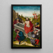 La Résurrection - Ludwig Schongauer — quadro incorniciato alla parete