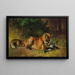 Un renard con la sua preda - Ludwig Voltz — quadro incorniciato alla parete