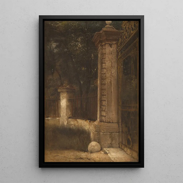 Ludwig Von Hagn - Entrance to the park.webp