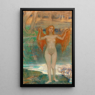 Ludwig von Hofmann - Mdchen am Seeufer.webp