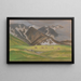 Paesaggio alpino svizzero con mucche al pascolo - Ludwig von Hofmann — quadro incorniciato alla parete