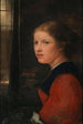 Giovane ragazza alla finestra - Ludwig von Löfftz — vista dell’opera