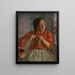 Fille faisant une tresse - Ludwik Misky — quadro incorniciato alla parete