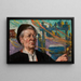 Autoritratto - Ludwik Stasiak — quadro incorniciato alla parete