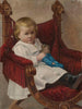 Bambino su una poltrona - Ludwik Epkowski — vista dell’opera