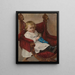 Bambino su una poltrona - Ludwik Epkowski — quadro incorniciato alla parete