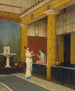 Una corte pompeiana - Luigi Bazzani — vista dell’opera