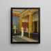 Una corte pompeiana - Luigi Bazzani — quadro incorniciato alla parete