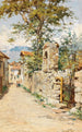 Una scena di strada meridionale con due bambini - Luigi Cima — vista dell’opera