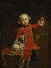 Ritratto di un ragazzo con un cane - Luigi Crespi — vista dell’opera