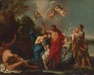 Il Battesimo di Cristo - Luigi Garzi — vista dell’opera