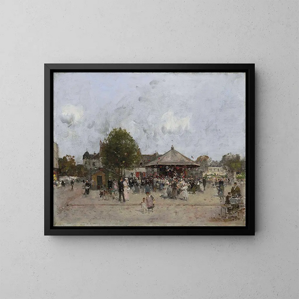 Fête foraine - Luigi Loir — quadro incorniciato alla parete