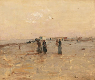 sulla spiaggia - Luigi Loir — vista dell’opera