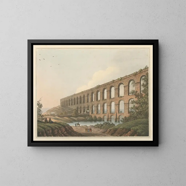 Acquedotto vicino a Belgrado - Luigi Mayer — quadro incorniciato alla parete