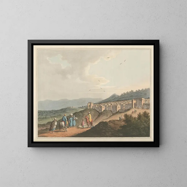 Ville de Bethléem en Palestine - Luigi Mayer — quadro incorniciato alla parete
