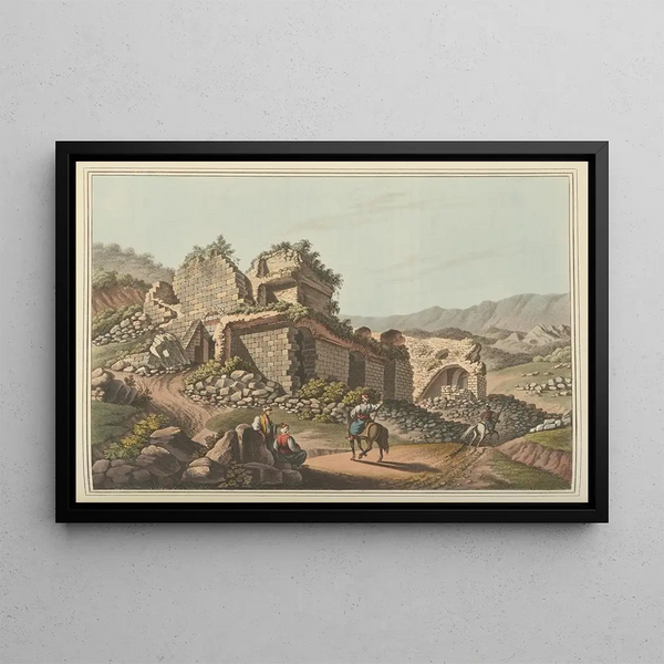 Teatro di Éfeso - Luigi Mayer — quadro incorniciato alla parete