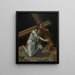 Il Cristo portando la croce - Luis de Morales — quadro incorniciato alla parete