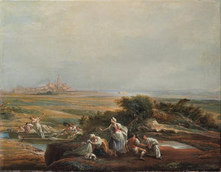 Luis Paret y Alczar - View of Fuenterraba fragment.webp