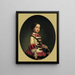 Cristina de Roncali e Gaviria la Piccola Marchesa de Roncali - Luis de Madrazo y Kuntz — quadro incorniciato alla parete