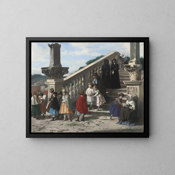 Uscita domenicale - Luis Álvarez Catalá — quadro incorniciato alla parete