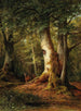 Scène di foresta con cervo - Luitpold Faustner — vista dell’opera