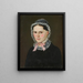 Karoline Knöpfle de Günzburg, sorella di Crescentia Kirner - Lukas Kirner — quadro incorniciato alla parete