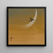 Luna crescente - Shibata Zeshin — quadro incorniciato alla parete