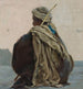 Luxor arabo seduto di tre quarti dietro - Henry Brokman — vista dell’opera