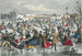 Central Park in inverno, il laghetto di pattinaggio - Lyman W Atwater — vista dell’opera