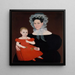 Madame Mayer e sua figlia - Ammi Phillips — quadro incorniciato alla parete