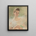 Una bellezza in bianco - Madeleine Carpentier — quadro incorniciato alla parete