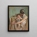 Mère e suo bambino - Madeleine Carpentier — quadro incorniciato alla parete