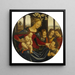Madonna e Bambino con il Bambino San Giovanni Battista e Tre Angeli - atelier di Domenico Ghirlandaio — presentazione a parete dell’opera