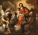 Madonna e Bambino con San Francesco di Paola e l'Arcangelo Raffaele - Scuola Napoletana — vista dell’opera
