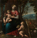 Madonna e Bambino con il Santo Giovanni Battista bambino - Orsola Maddalena Caccia — vista dell’opera