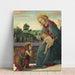 Riproduzione del dipinto Madonna e Bambino con il giovane San Giovanni Battista - Sandro Botticelli