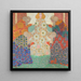 Madonna e Quattro Evangelisti - Vittorio Zecchin — quadro incorniciato alla parete