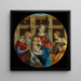 Madonna e bambino con un santo maschile, Caterina d'Alessandria, e un donatore - Michelangelo di Pietro Membrini — presentazione a parete dell’opera