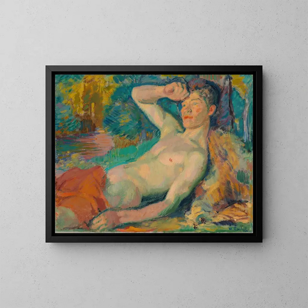 Fauna che si sveglia - Magnus Enckell — quadro incorniciato alla parete