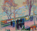 Bords de la Seine - Magnus Enckell — vista dell’opera