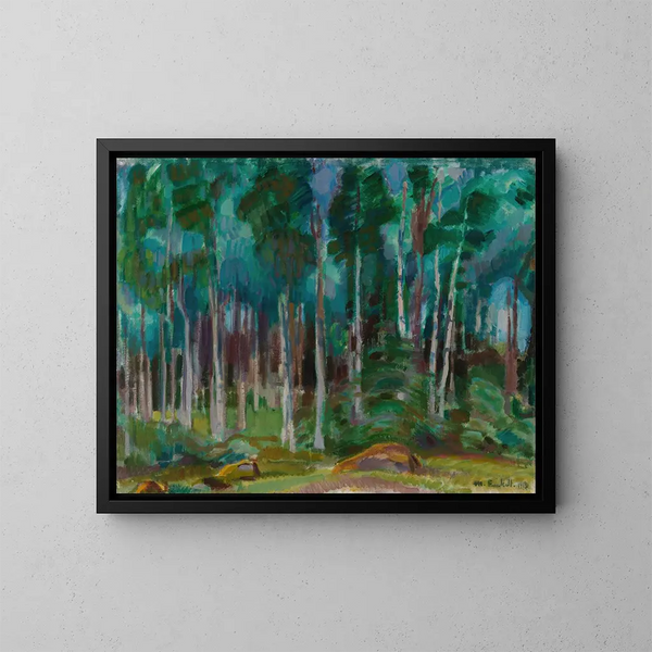 Betulle a Vksy - Magnus Enckell — quadro incorniciato alla parete
