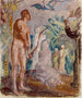 Schizzo dell'uccello del paradiso - Magnus Enckell — vista dell’opera