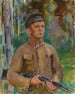 Il cacciatore forestale Gunnar Arnkil - Magnus Enckell — vista dell’opera