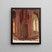 La cattedrale crolla - Magnus Enckell — quadro incorniciato alla parete