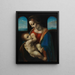 Copia della Madonna Litta da Leonardo da Vinci - Magnus Enckell — quadro incorniciato alla parete