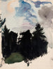 Un paesaggio di abeti neri - Magnus Enckell — vista dell’opera
